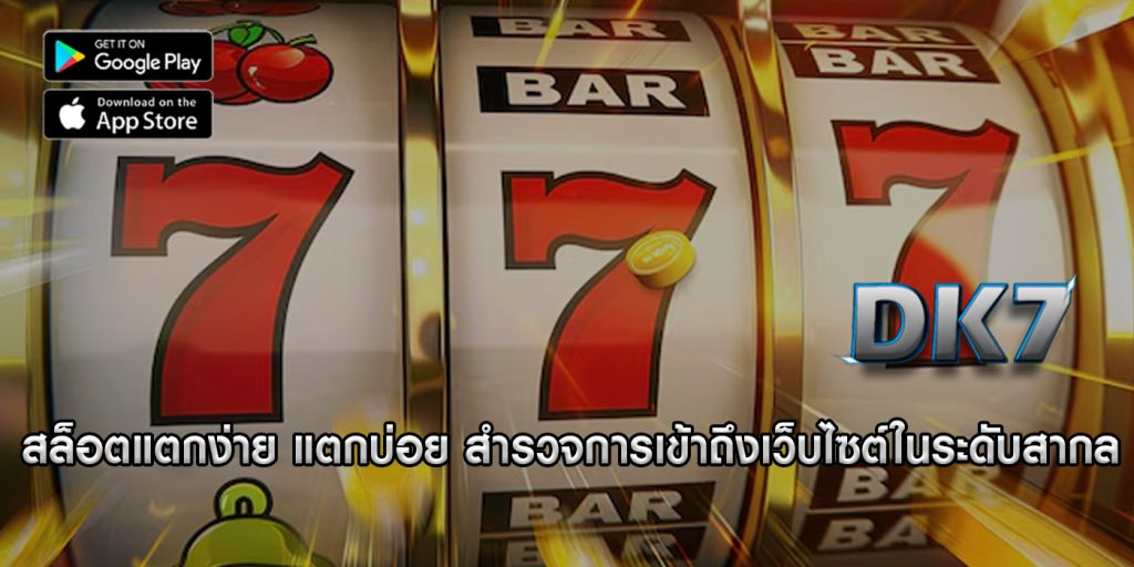 สล็อตแตกง่าย แตกบ่อย สำรวจการเข้าถึงเว็บไซต์ในระดับสากล